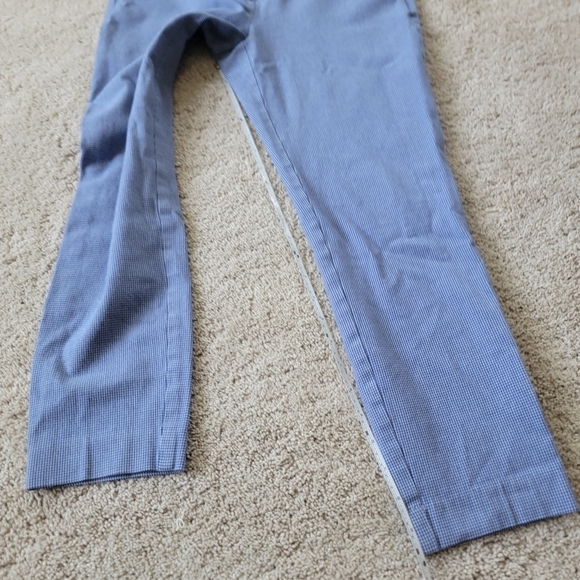 Loft Mraisa Trouser Gingham Blue 6 - Picture 9 of 13